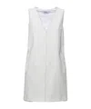 Msgm Frayed Sleeveless Mini Dress