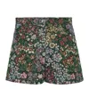 Msgm Garden Gobeline Shorts In Multi
