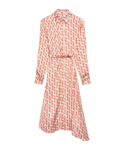 MSGM GEOMETRIC-PATTERN DRESS