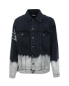 MSGM GIACCA IN JEANS BLEACHED HANDS