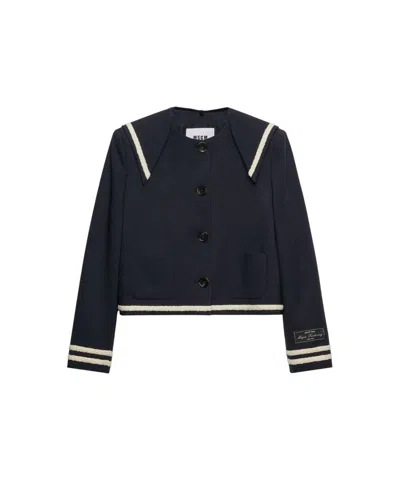 MSGM MSGM GIACCA/JACKET BLUE