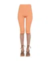 Msgm Check Pattern Bermuda In Nude