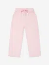 Msgm Girls Fleece Joggers In Pink