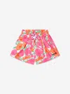 Msgm Floral-print Cotton Shorts In Multicoloured