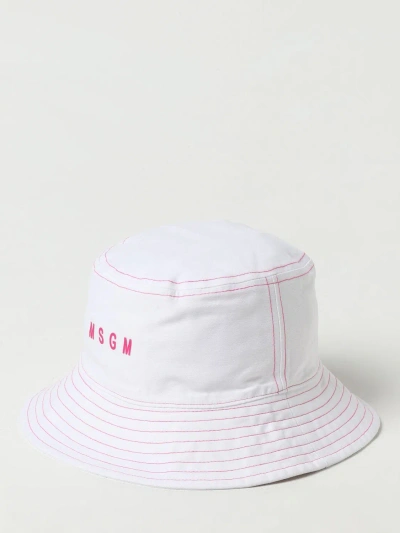 Msgm Girls' Hats  Kids Kids Colour White