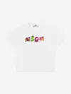 Msgm T-shirt Mit Logo-print In White