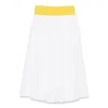 Msgm Gonna Skirt In White
