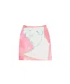 Msgm Patterned Skirt In Pink