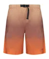 Msgm Bermuda Shorts With Elasticated Rise And Buckle Fastening For Ultimate Comfort In Pink