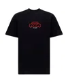Msgm Graphic-print Cotton T-shirt In Black