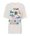 Msgm Graphic-print Cotton T-shirt In White