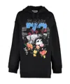 Msgm Graphic-print Hoodie In Black