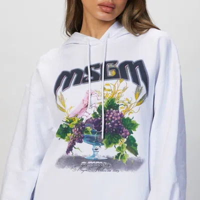 MSGM GRAPHIC PRINT HOODIE