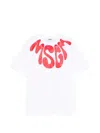 Msgm Graphic-print Short-sleeve T-shirt In Multi