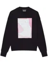 Msgm Graphic-print Sweatshirt In Black