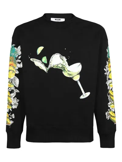 MSGM GRAPHIC-PRINT SWEATSHIRT