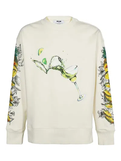 MSGM GRAPHIC-PRINT SWEATSHIRT