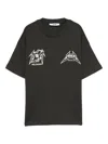 Msgm Graphic-print T-shirt In Black