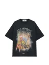 Msgm Graphic-print T-shirt In Black