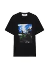 Msgm Graphic-print T-shirt In Black