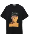 Msgm Graphic-print T-shirt In Black