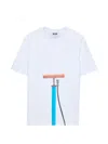 Msgm Graphic-print T-shirt In Blue