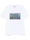 Msgm Graphic Print Cotton T-shirt In White