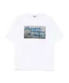 Msgm T-shirt Mit Grafischem Print In White