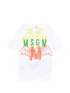 Msgm Graphic-print T-shirt In White