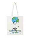 Msgm Graphic-print Tote Bag In White