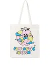 Msgm Graphic-print Tote Bag In White