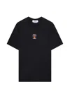 Msgm Graphic T-shirt In Black