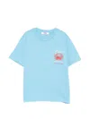Msgm Graphic T-shirt In Blue