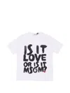 Msgm Graphic T-shirt In White