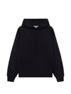Msgm Graphic-print Drawstring Hoodie In Black