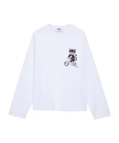 MSGM GRAPHIC-PRINT T-SHIRT