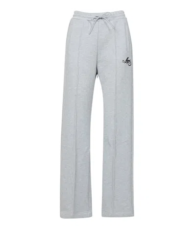 Msgm Trousers Grey In Gray
