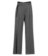 Msgm Trousers Grey In Gray