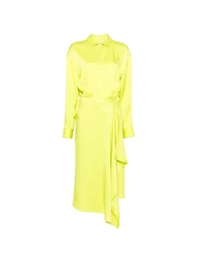 Msgm Green Midi-dress