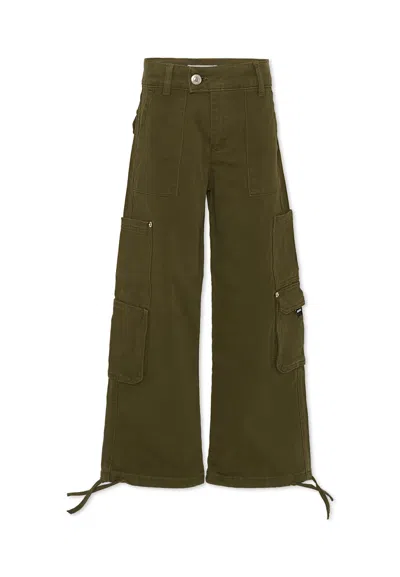 MSGM GREEN TROUSERS FOR BOY