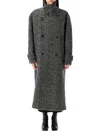 Msgm Women's Double Breasted Long Coat