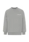 Msgm Crew-neck Sweatshirt In Gray