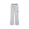 Msgm Grey Trousers For Boy With Logo In Grey