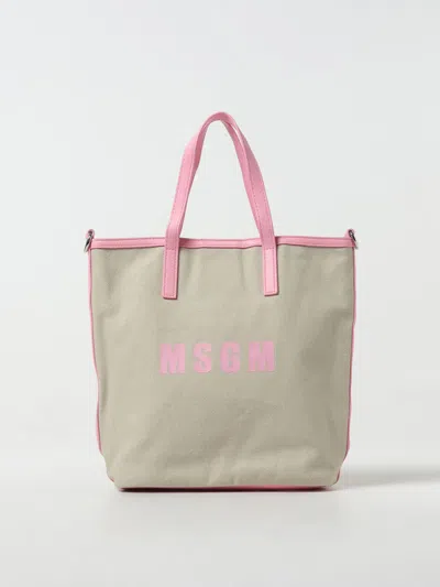 Msgm Handbag  Woman Color Pink