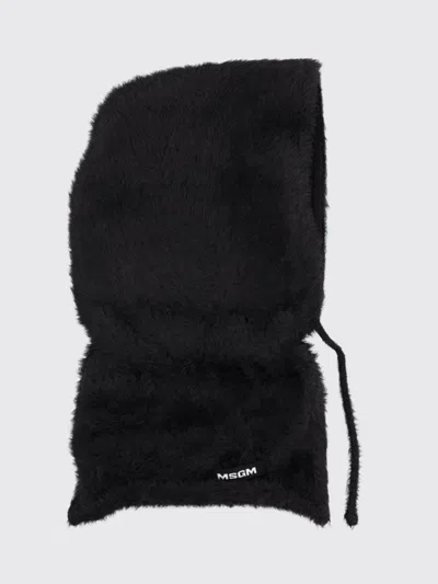 Msgm Hat Woman  In Black