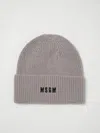 Msgm Hat Woman  In Gray