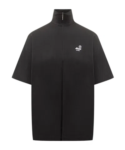 MSGM MSGM HIGH NECK JERSEY T-SHIRT