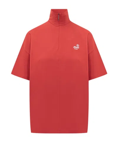 MSGM MSGM HIGH NECK JERSEY T-SHIRT