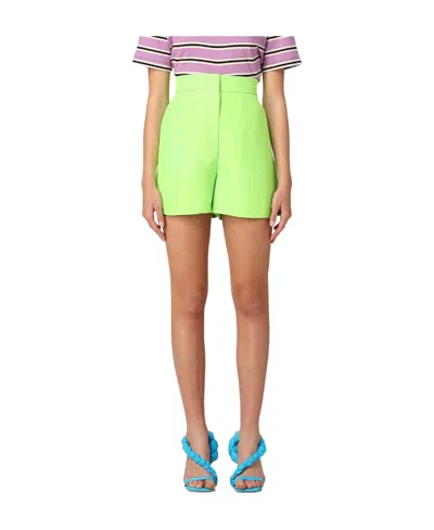MSGM MSGM HIGH-WAISTED THIGH-LENGTH SHORTS