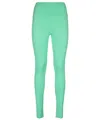 Msgm High-waist Leggings In Green